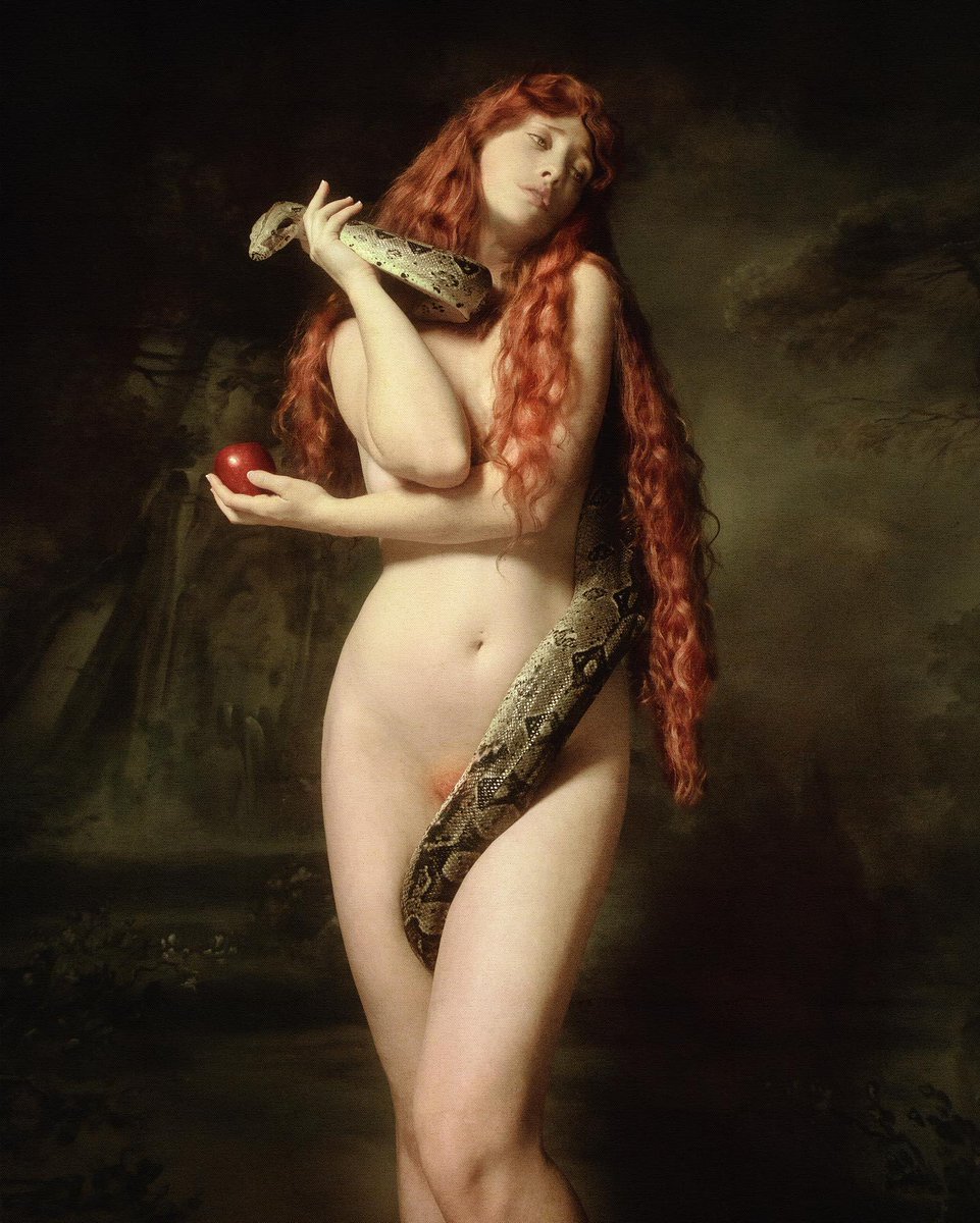 acid666host's tweet photo. “lilith and the serpent” by A.J Hamilton https://t.co/xNSc2F26KN