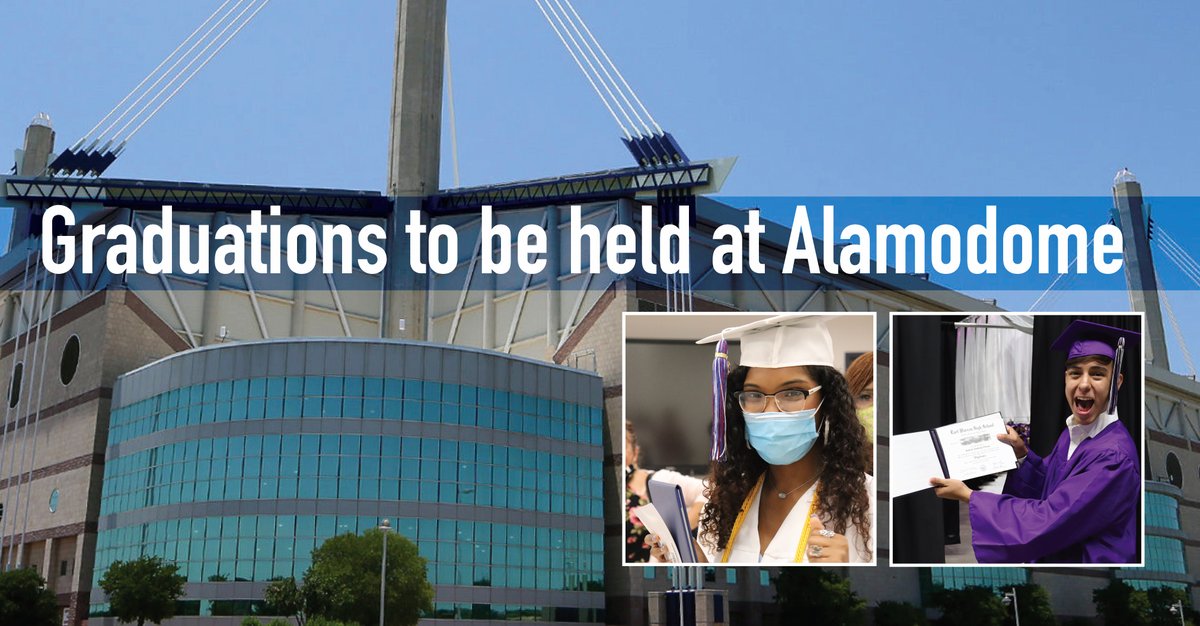 Here's an #NISDGrad update for the #ClassOf2021- NISD will hold graduation ceremonies at the Alamodome! Here's a list of dates and times for each campus &amp; information on some changes due to COVID-19 restrictions- nisd.net/news/graduatio…