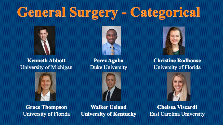 UFSurgery's tweet photo. Congratulations and welcome to the new @UFSurgResidents joining our team! We're excited to work with you. #TheyLookLikeSurgeons
First up: Our general surgery-categorical interns👋 https://t.co/pZJwFySaU3
