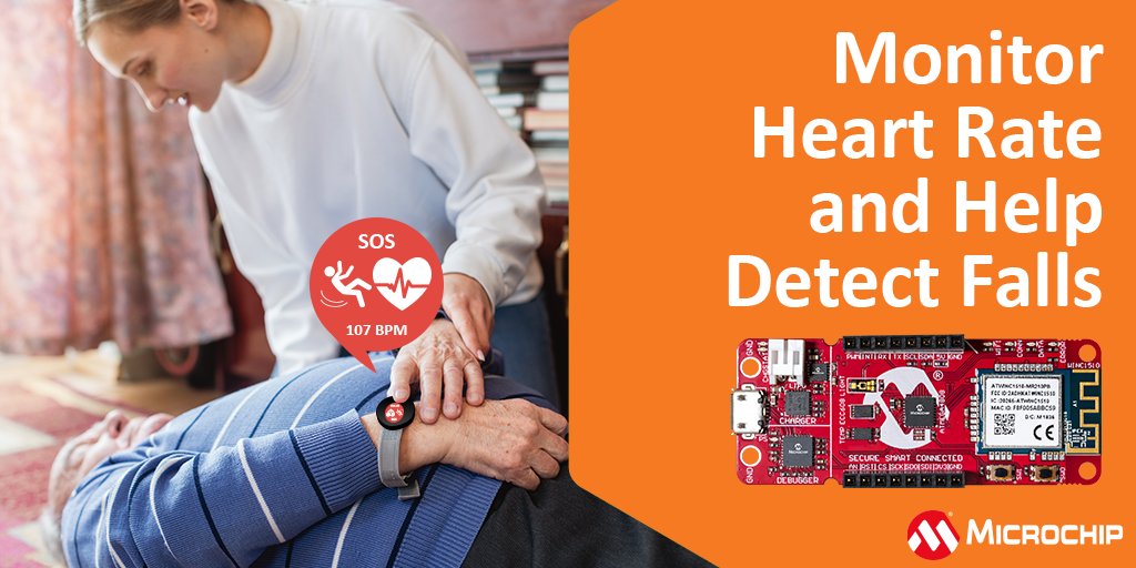 MicrochipTech's tweet photo. Monitor heart rate and help detect falls using machine learning at the edge with our AVR-IoT WA that connects to the @AWS cloud. Read this @Hacksterio post to learn more: https://t.co/xaC54SJKXL. Learn about our AVR-IoT WA: https://t.co/TbNY8ISF7p. #aws #iot #microchipml https://t.co/6ACF6oi198