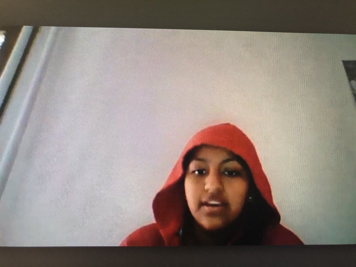 So excited to have H, F &amp; E - some of our remote 5th graders - host the South Ave Morning News. #SouthAveElem