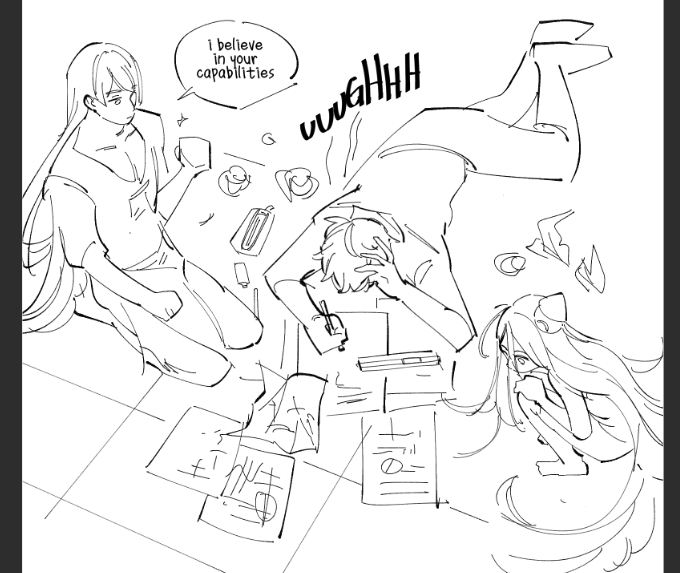 one of my favourite scene in gbf anni is when isaac freaking calculated the flight trajectory of their weirdly-shaped vessel from moon to earth....... with a slide rule 