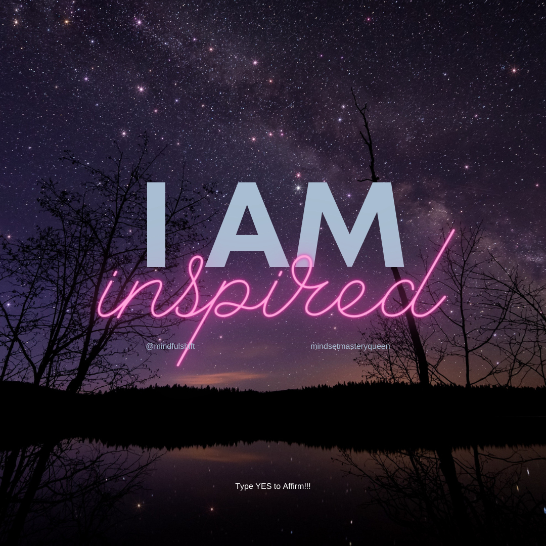 MindfulShift's tweet photo. I AM Inspired! Type YES to Affirm!!!
. 
#affirm #affirmations #typeyestoaffirm #mindfulshift #mindfulness #positiveaffirmations #affirmationsoftheday #dailyaffirmations #positiveaffirmationsdaily #selfaffirmations #lawofattractionaffirmations #selfloveaffirmations #affirmationspo https://t.co/I8qUgZTuas