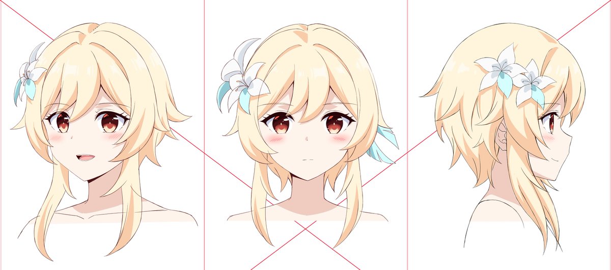 自分用原神主人公ちゃん 