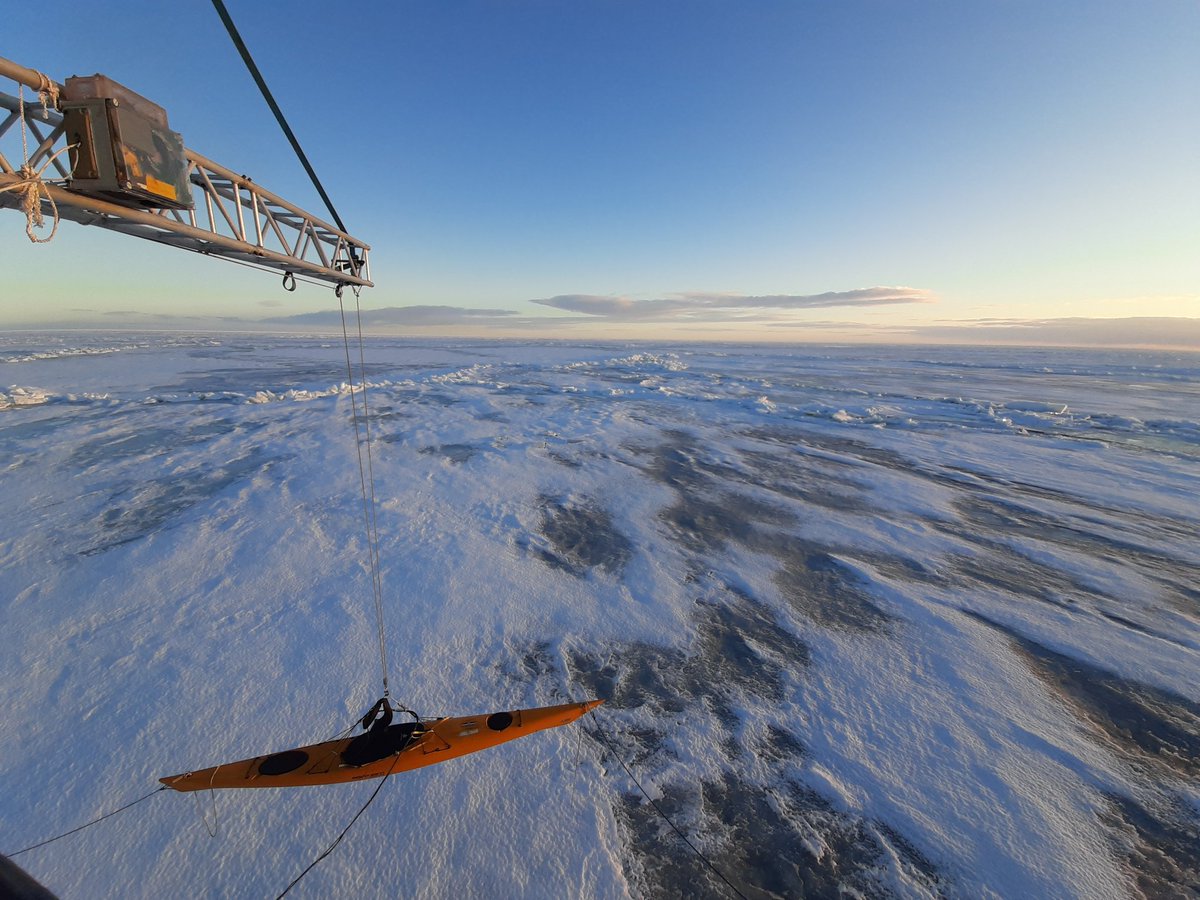 Combined electromagnetic and laser  measurements create an ice thickness data set. The results are compared to satellite images, improving ice remote sensing technologies.