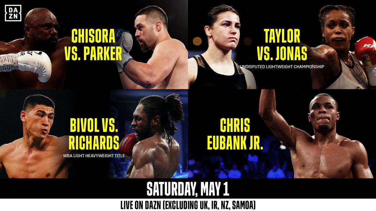 Dazn Boxing A 𝐒𝐓𝐀𝐂𝐊𝐄𝐃 Card Coming To You May 1st