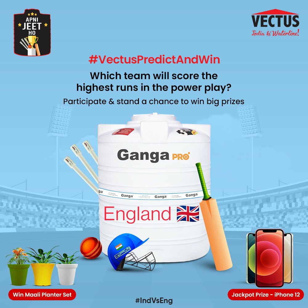 vishalmalavya's tweet image. England 🇬🇧 Will Score in the power play.
#VectusPredictAndWin #ApniJeetHo @vectus_india 
Join:
@Sheetal155 
@AvanParihar