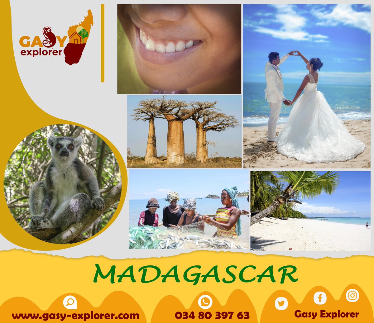 AmadiIsidore's tweet photo. - Madagascar is a nice getaway,
- The island you can enjoy a beach stay.
- Made for you nature and beach lover,
- It will stick in your blood for ever.
#Tour_Operator #Madagascar
Web: https://t.co/1HRW3EcfoL
phone: +261 34 80 397 63
©Gasy Explorer https://t.co/XmBFqrH6T4