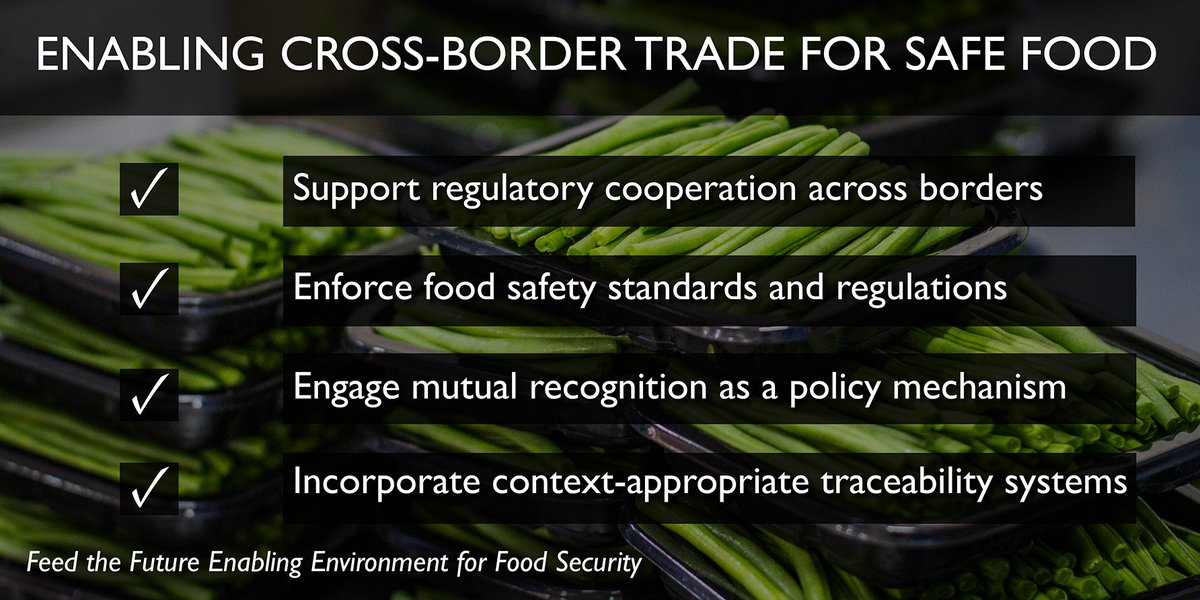 EEFS' four-part series unpacks four key aspects of the relationship between trade and #foodsafety → agrilinks.org/post/eefs-food… cc <a href="/FeedtheFuture/">Feed the Future</a> <a href="/Agrilinks/">Agrilinks</a>
