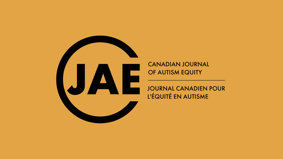 TheCJAE's tweet photo. The Canadian Journal of Autism Equity (CJAE) is a new open-access e-journal focused on critically engaging with a variety of equity discussions within the autism community and public policy. Click here to learn more! https://t.co/JJ7UaLpSWW https://t.co/qXrf9ev22Q