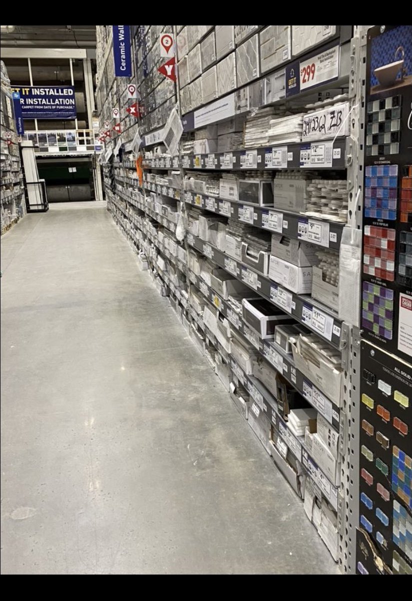 Cardboard challenge in flooring is done at 1035! #holmdel #lowes <a href="/MRoomey/">Michael Roomey</a>