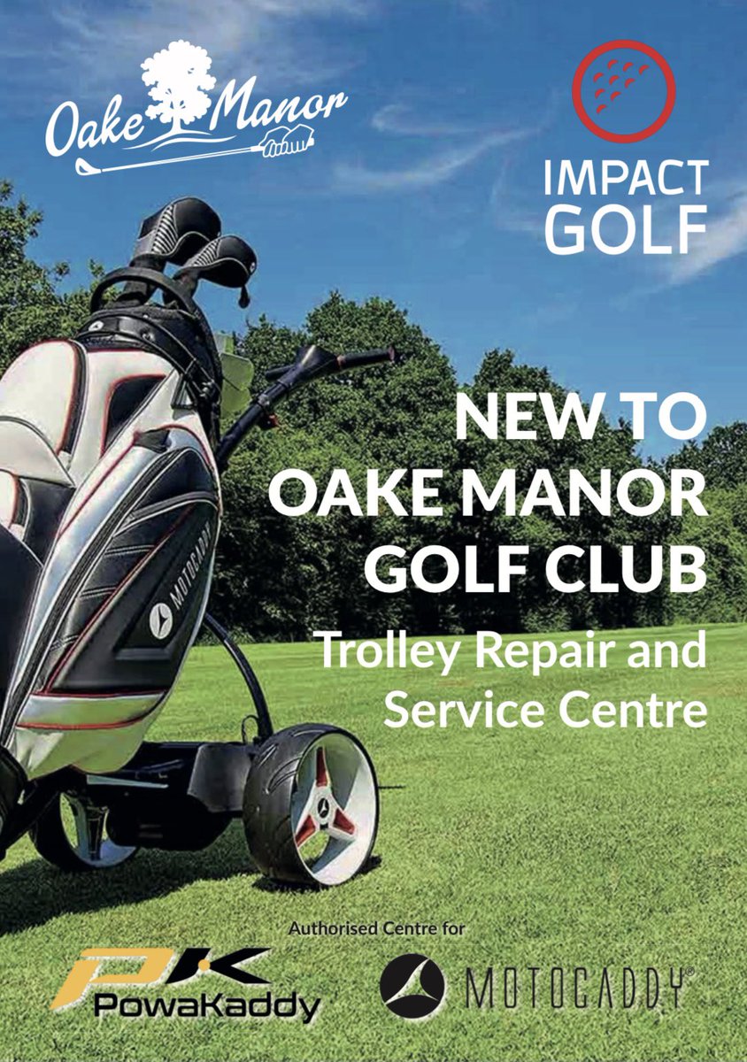 Another little addition to our services <a href="/OakeManorGolfCl/">Oake Manor Golf Club</a>  @PowaKaddy_Golf <a href="/MotocaddyGolf/">Motocaddy</a>