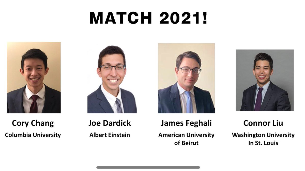 The newest members of the <a href="/HopkinsNsurg/">Johns Hopkins Neurosurgery</a> family. Can't wait to welcome y'all to Baltimore! 

#Neurosurgery #MatchDay2021