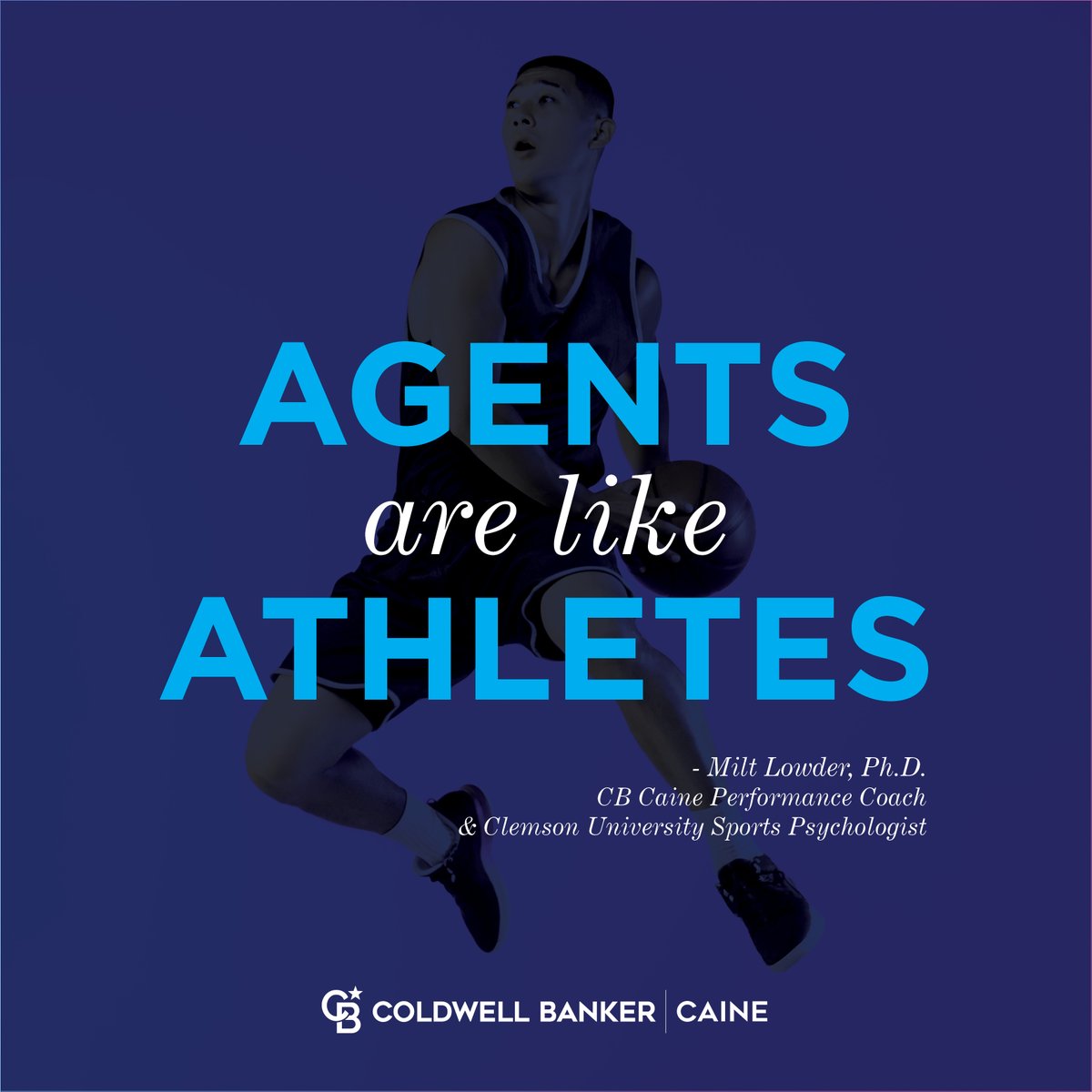 Here at CB Caine, we know what it takes to perform at the highest levels. Special thanks to our performance coach, Milt Lowder, Ph.D., for helping us achieve our goals. We are glad you are on our team!

#cbcaine #coldwellbanker #marchmadness #realestate