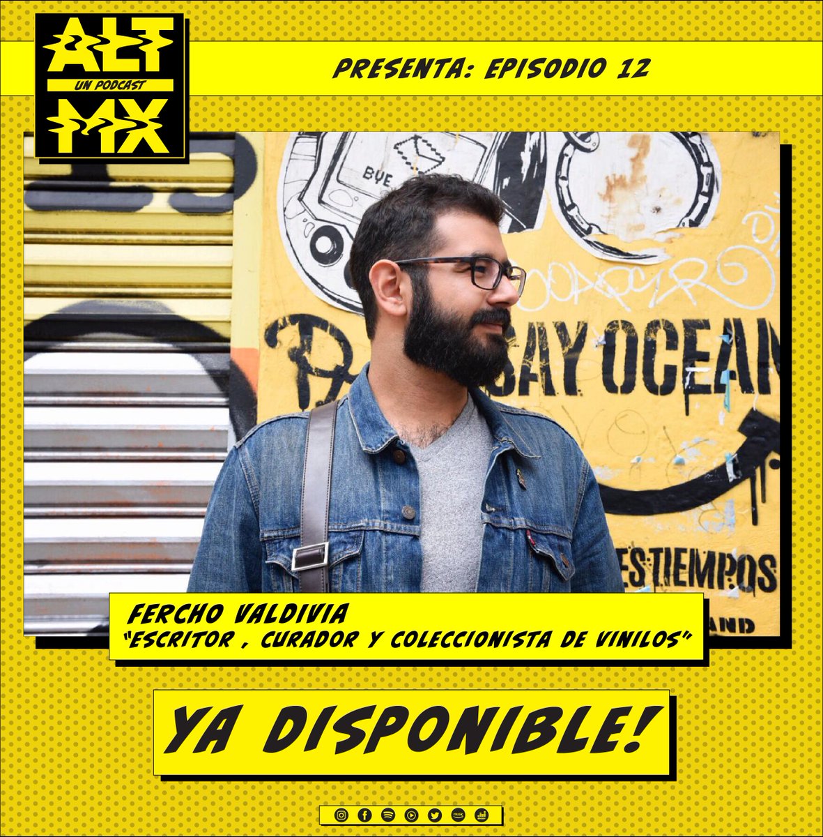 alt_mx's tweet photo. Ya está disponible el EP:12 de #altmxpodcast donde tuve de invitado a Fercho Valdivia, creador y host del blog musical @the_howll para adentrarnos en una increíble plática para hablar de vinilos, libros, coleccionismo, la música y como escucharla, entre otros muchos temas. #altmx https://t.co/Ova2U8ORph