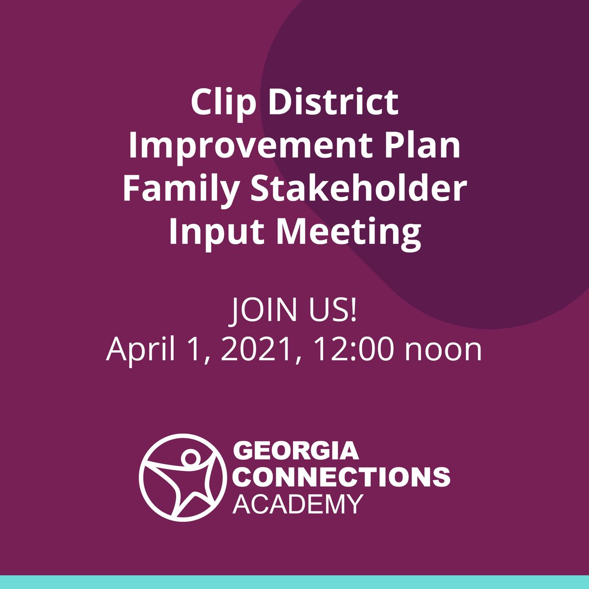 ConnectionsGa's tweet photo. Save the date 🗓 GACA families will need to look for additional details on Parent Square. 
#GACA100 #GACA2021 #DiamondYear #VirtualLearning #Georgia https://t.co/vxZm0JZwmT