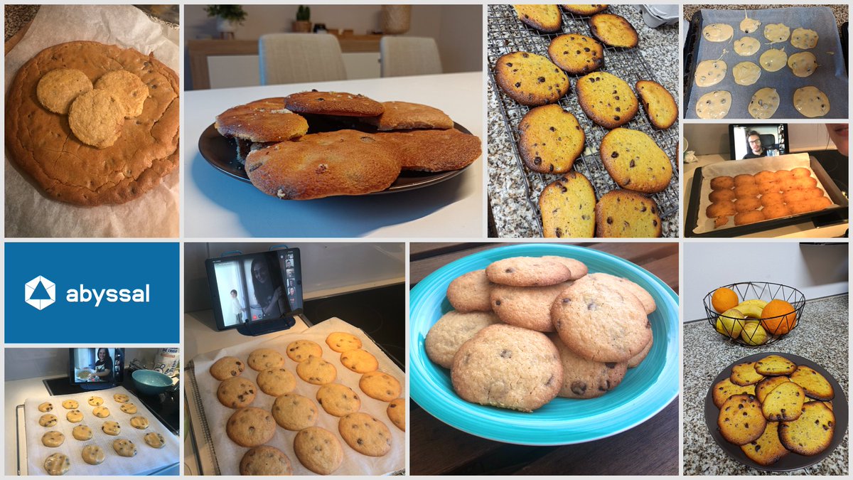 Abyssal SA (@abyssal_sa) on Twitter photo Today, we had the opportunity to have a team-building activity where we learned how to make <a href="/MariaAmoroso12/">Maria Amoroso</a> 's special cookies recipe.
Thank you again Maria for your availability and enthusiasm in turning our afternoons more delicious.
#abyssal #visionindepth #teambuilding Today, we had the opportunity to have a team-building activity where we learned how to make <a href="/MariaAmoroso12/">Maria Amoroso</a> 's special cookies recipe.
Thank you again Maria for your availability and enthusiasm in turning our afternoons more delicious.
#abyssal #visionindepth #teambuilding