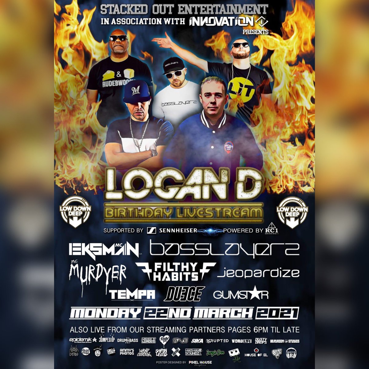 This Monday!!👀🔥
<a href="/LoganD1983/">LOGAN D</a> <a href="/BassLayerz/">BassLayerz</a> <a href="/Eksman_mc/">Eksman_mc</a> <a href="/FilthyHabitsDnB/">Filthy Habits</a>