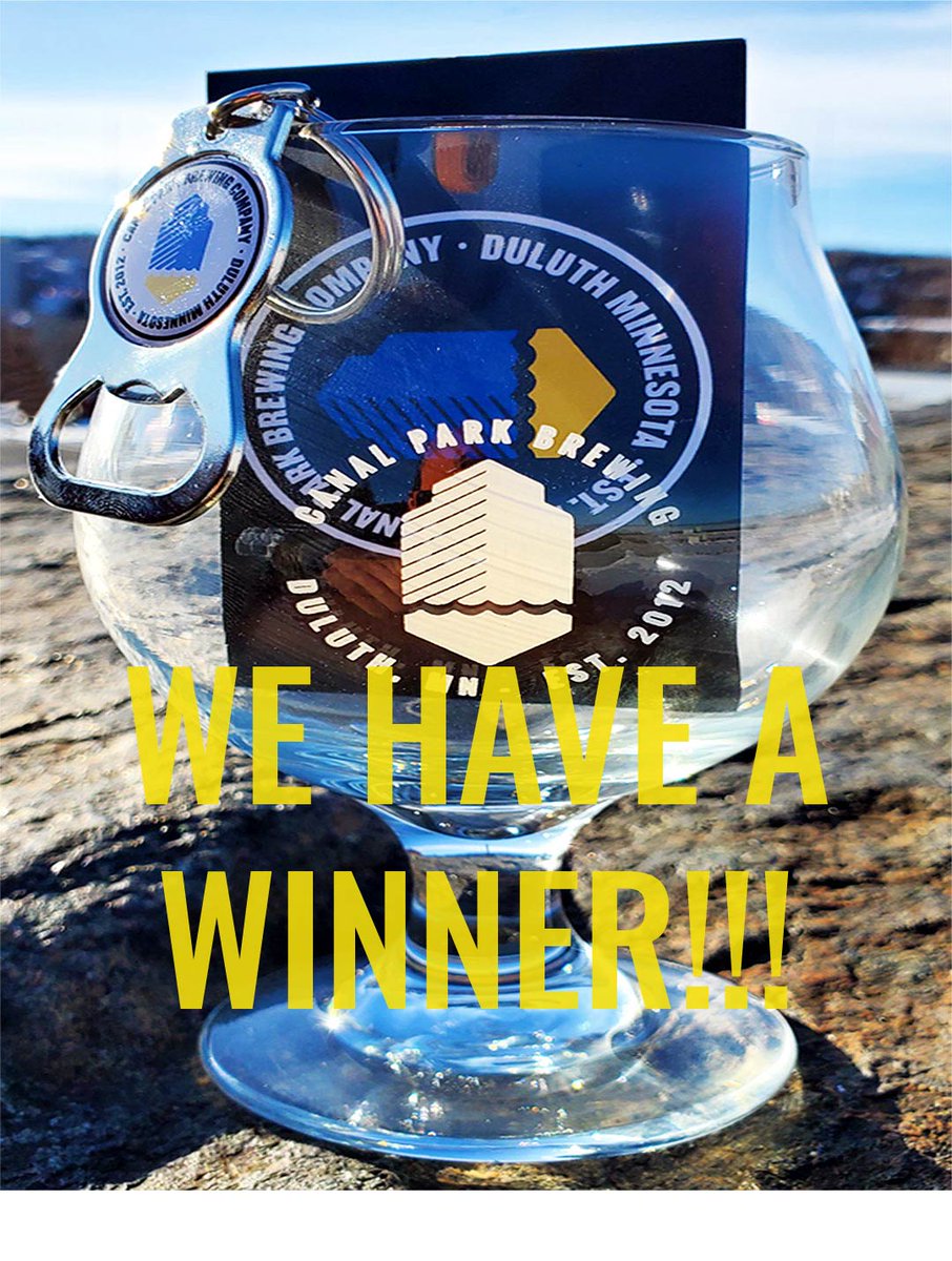 We have a winner for the Canal Park Brewing Company Giveaway!!! We will send the winner a direct message!

Thank you to all who participated in the contest. Please stay tuned for more exciting announcements!

Cheers!