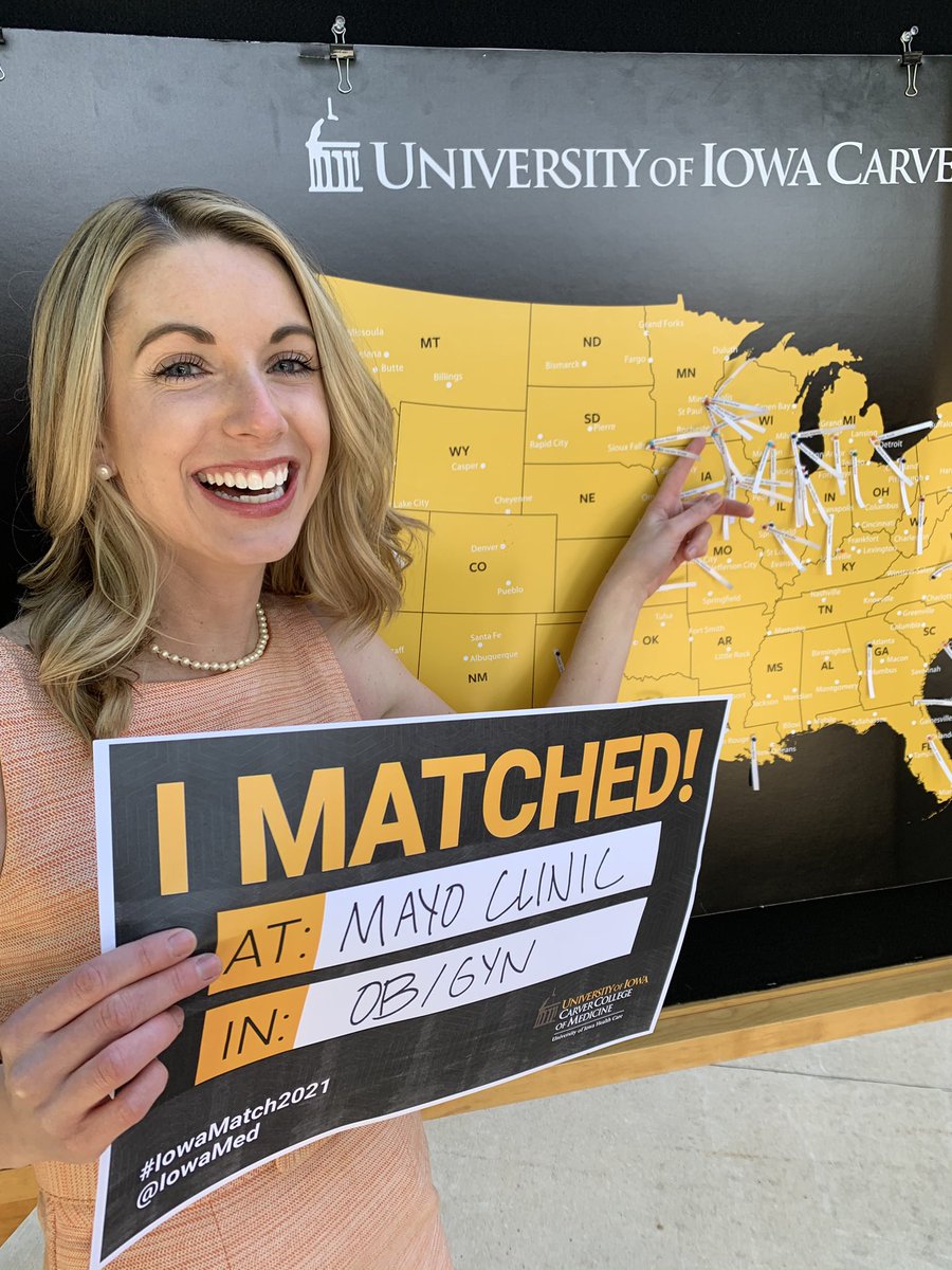 Relieved, grateful, and elated to announce that I matched at Mayo Clinic for OBGYN residency! I am honored to be able to train at the same institution as my Dad. Look out Rochester, another Nora is back - and this time it’s a lady 👩🏼‍⚕️🥳 #Match2021 #obgynmatch #mayoclinic