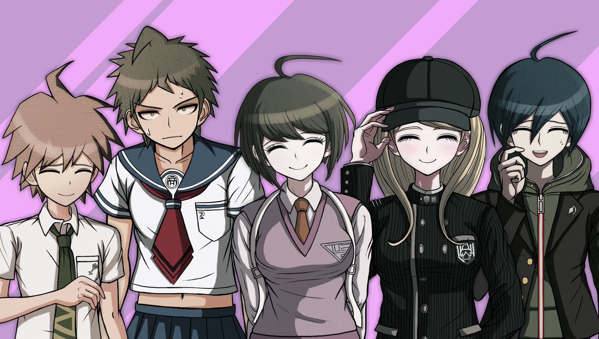 Protag uniform swap! #danganronpa.