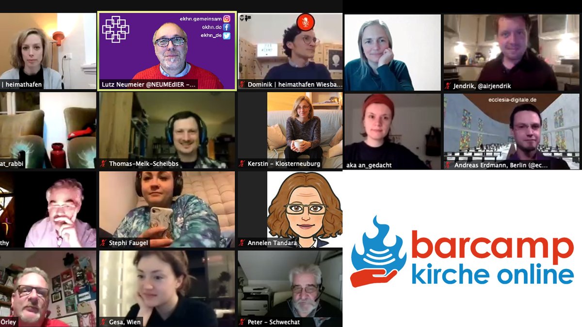 Total spannendes Barcamp #bckirche Kirche online der Ev. Kirche in Österreich #bcevangat/ #digi_talfahrtinsblaue mit vielen interessanten Sessions und mehr als 130 sehr kontaktfreudigen Menschen. Der @heimathafenWI hat mal wieder alles voll im Griff. Vielen Dank euch, <a href="/hfmnn_dmnk/">Dominik Hofmann</a>