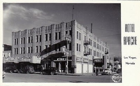 HistoryNevada's tweet photo. On Mar 19, 1932, the "first truly plush hotel-casino," the $50,000 Hotel Apache opened on Fremont St in downtown Las Vegas, NV with 100 rooms and the city's first elevator. https://t.co/XyOtLqe8BY
Note: The site would later become Binion's Horseshoe. https://t.co/lovCeqi0AW