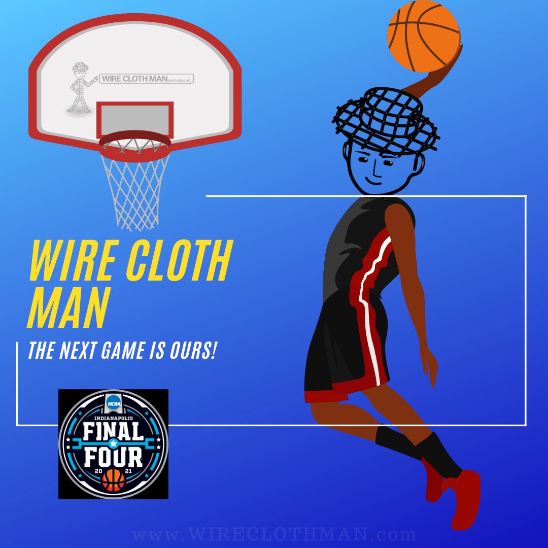 wireclothman's tweet photo. Spring is right around the corner! Who do you have making it to the Final Four? Team Wire Cloth MAN? #MarchMadness #Spring #WireClothMANufacturers #WeekendWarrior #gardening #HardwareCloth #Mesh #WireMesh #WireMeshIsAwesome https://t.co/TVpsDXaWGN