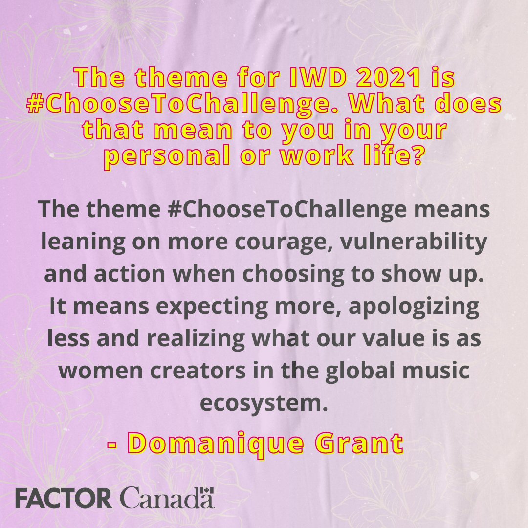 FACTORCanada's tweet photo. .@DomaniqueGrant’s music is going viral globally for its ability to spread light and inspire authenticity 🥰 Click here to find out more about Domanique and check out her music https://t.co/yTorGVpfvf
#FACTORfunded #WomensHistoryMonth #FACTORWHM https://t.co/AtSeFMnhgC