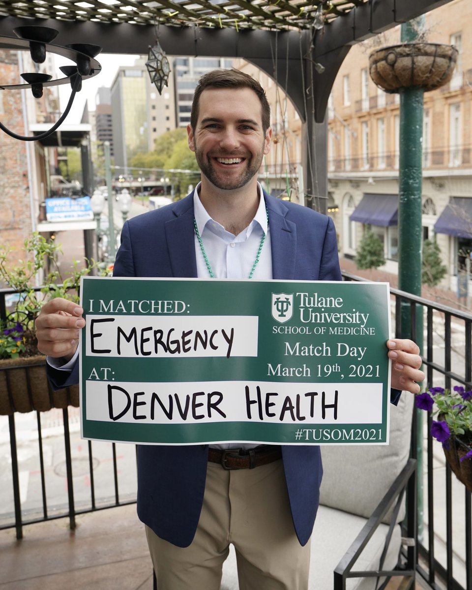 jonestaustin's tweet photo. Headed to my #1 choice @DenverEMed! It’s been a four-year dream come true. Thank you to my family, mentors, and friends who supported me the entire way. Cheers to the next and BEST four years! #thisisdenverem #embound #medtwitter #MedStudentTwitter #matchday2021 #Match2021 https://t.co/AOiIggLF0U