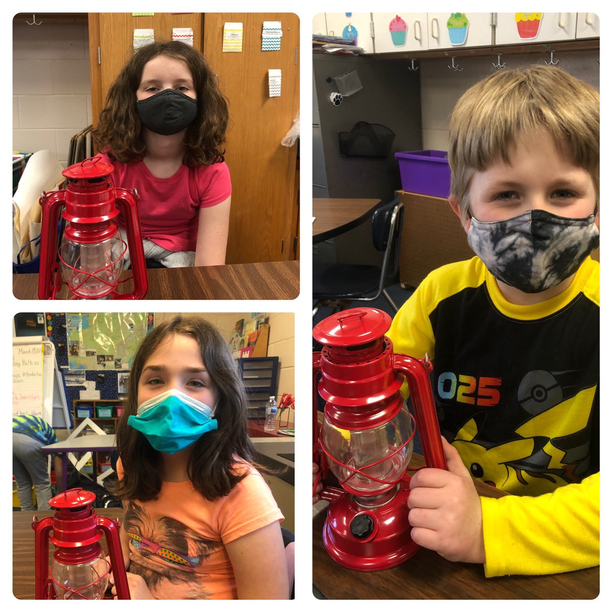 becksbunch3's tweet photo. We have been studying the Iditarod the past two weeks.  The last Musher to cross the finish line receives “The Red Lantern Award” for perseverance and finishing.  These students have been working hard in class and having grit when times are tough.  @RidgewoodES https://t.co/8o6s1eVE7X