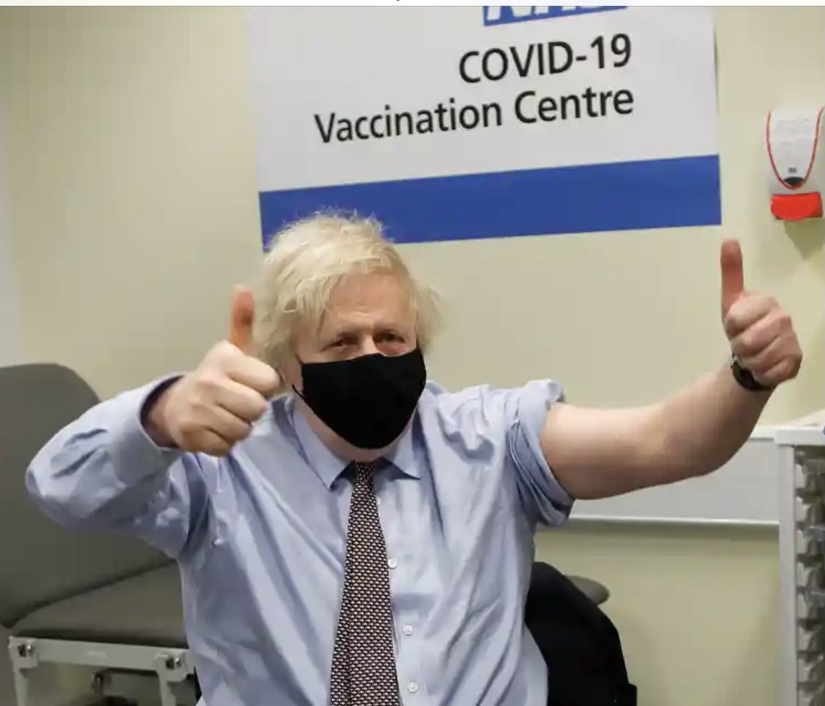‘This week, oi ‘ave mostly been getting vaccinated.’