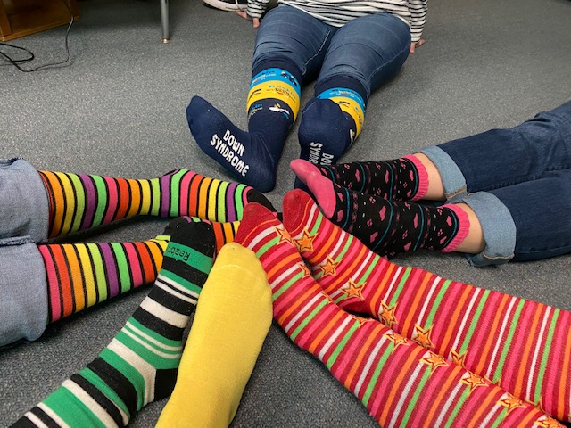 Valley is ROCKING OUR SOCKS in honor of World Down Syndrome Day ! 
#WDSDatFCPS #LotsOfSocks