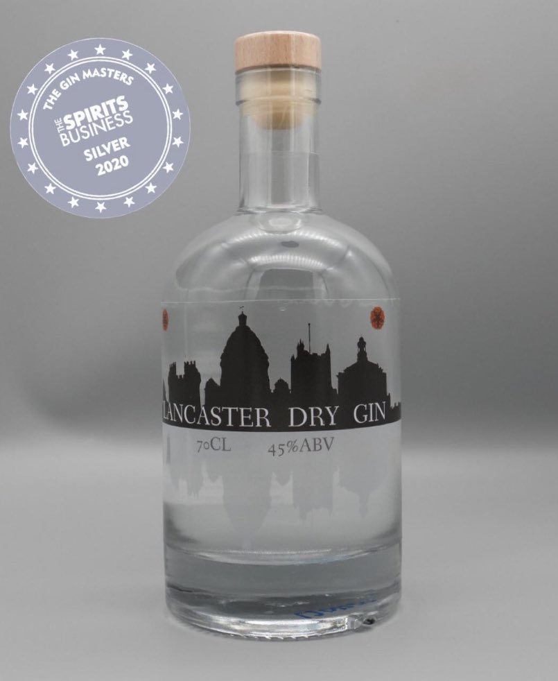 Our amazing Lancaster Dry gin! Can you name the places in our label? #lancaster #gin #local #gandt #ginme #gintime