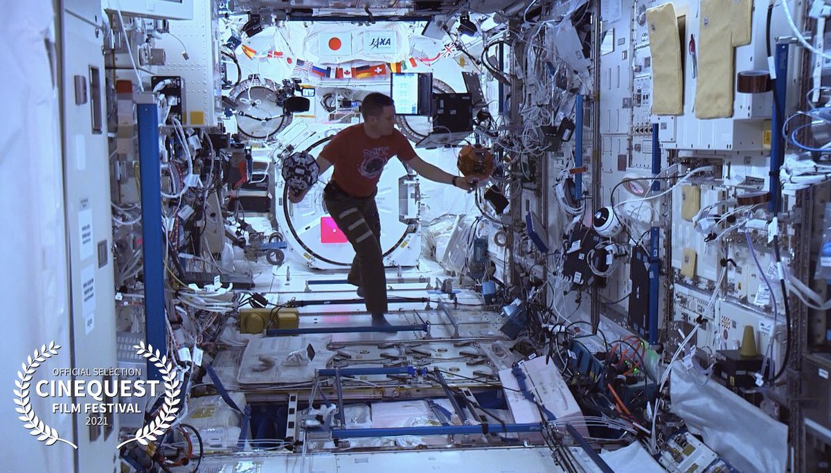 Astro_Cady's tweet image. So excited the beautiful doc @ZeroGravitydoc is premiering this weekend @Cinequest! Such a pleasure to be involved in the film - I’m in it too! Wonderful showcasing students coding satellites aboard the #ISS. Watch online March 20-30 Tickets: bit.ly/3qwM010 @Zerorobotics