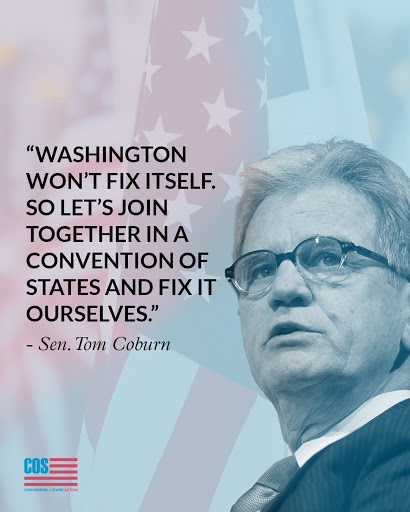 Sen. Tom Coburn knew a thing or two about Washignton, and he joined the Convention of States Project because he believed the federal government would never be fixed from the inside. https://t.co/TXTBjNn43V