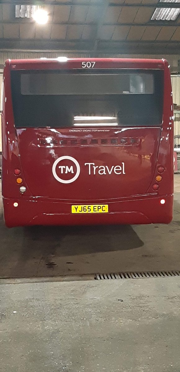 Freshly painted and looking very nice 507 bus looking very smart