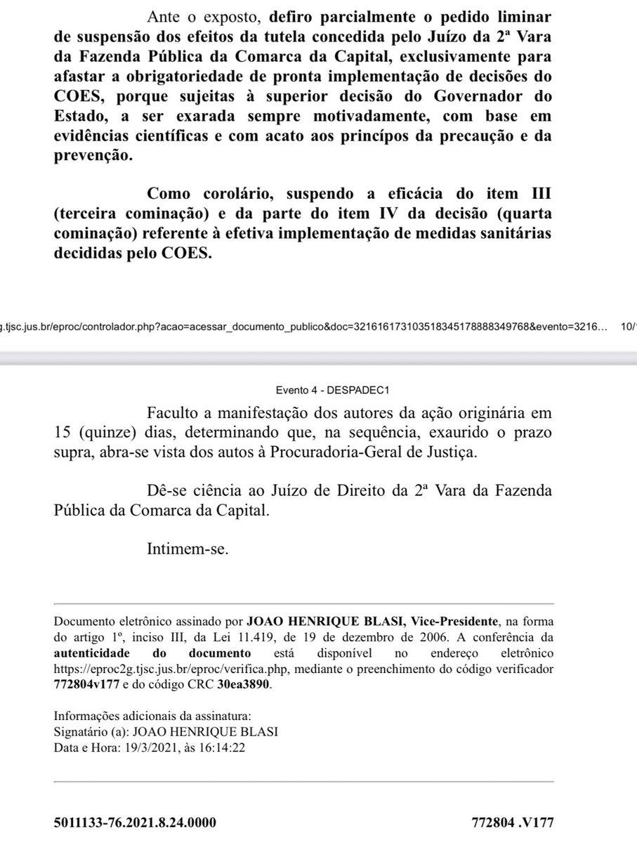 raphaelfaraco's tweet photo. NOVA DECISÃO!!! 
O desembargador João Henrique Blasi entende que a “palavra final” sobre as medidas de combate à pandemia é do governador do Estado. https://t.co/qwLaCX6tc2