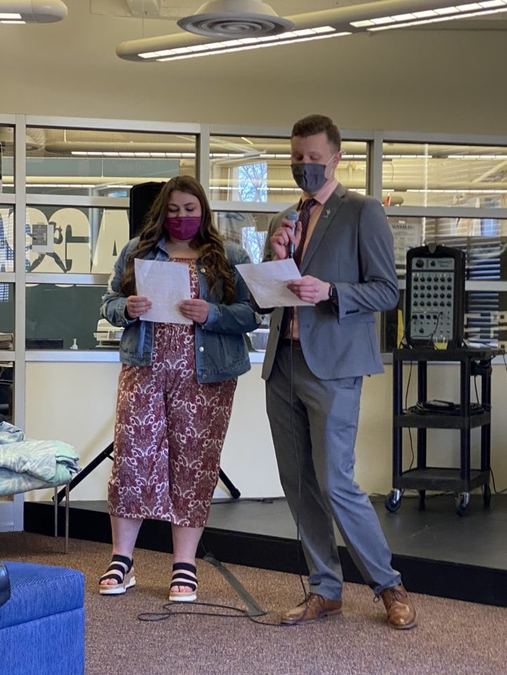 In case you missed the Election Announcements: Congratulations to WSGA’s new Student Body President and Vice President, Abby Trautman and Dylan Babcock!