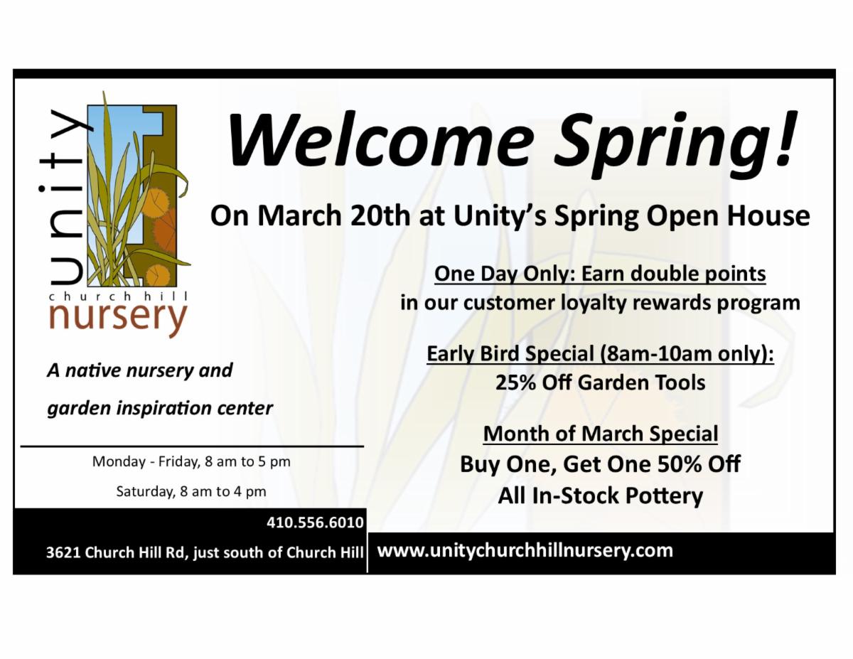BuildUnity's tweet image. Unity Spring Open House this Saturday, March 20th conta.cc/3c032AG