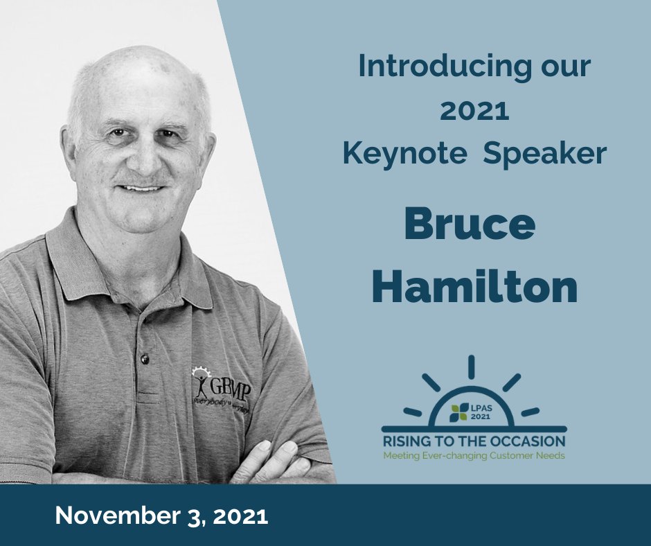lpasask's tweet photo. It is our pleasure to announce the 2021 LPAS Conference Keynote  Bruce Hamilton.

Bruce is a sought after speaker concerning management’s role in Lean transformation, noted for his hands-on experience, humor and insight.  

For more about Bruce visit https://t.co/HlLmSLnzgA https://t.co/cHJnStgWAz