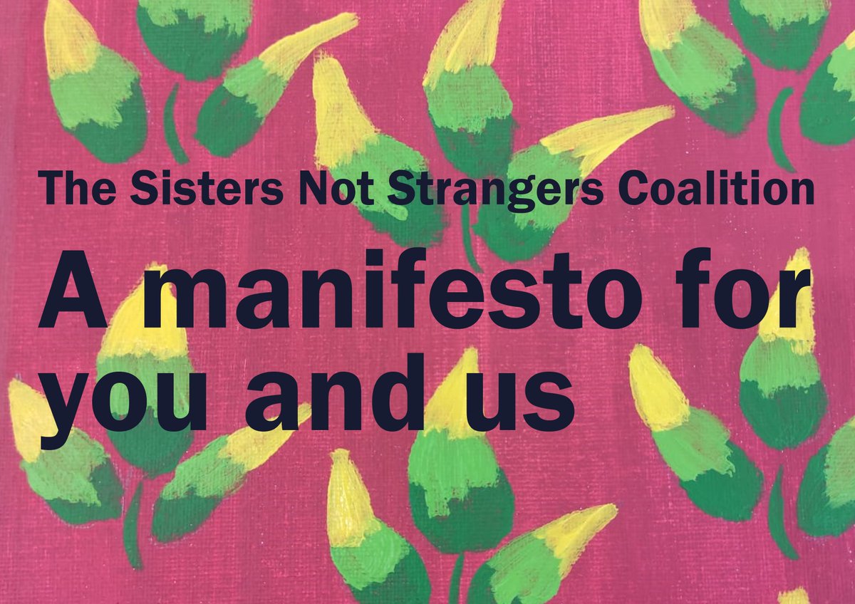 This is a thread all about #SistersNotStrangers - a coalition led by and for refugee and asylum-seeking women, that aims to build a movement for real change.

We've just published our manifesto, and hope that you will check it out!

sistersnotstrangers.com/our-manifesto