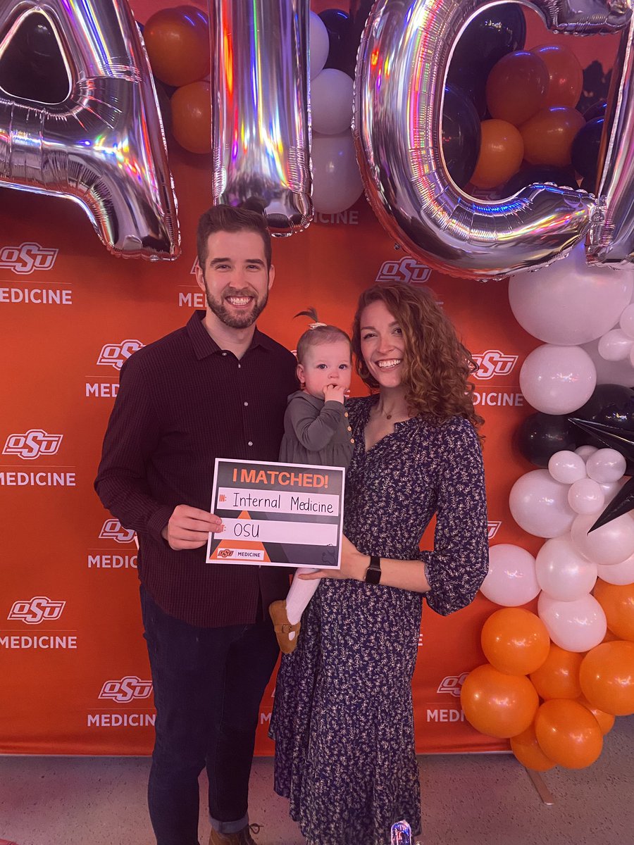 Internal Medicine residency at OSU here I come! So excited to spend the next 3 years in Tulsa with <a href="/InternalOsu/">OSUInternalMedicine</a>! #MatchDay2021 #Match2021 #DOmatch #InternalMedicine #MedTwitter
