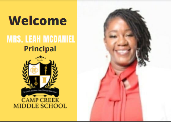 RonMaxwellFCS1's tweet image. Congratulations and Welcome to the new principal of Camp Creek Middle School! Please join me in congratulating Mrs. McDaniel @leahmackeypink on her promotion!