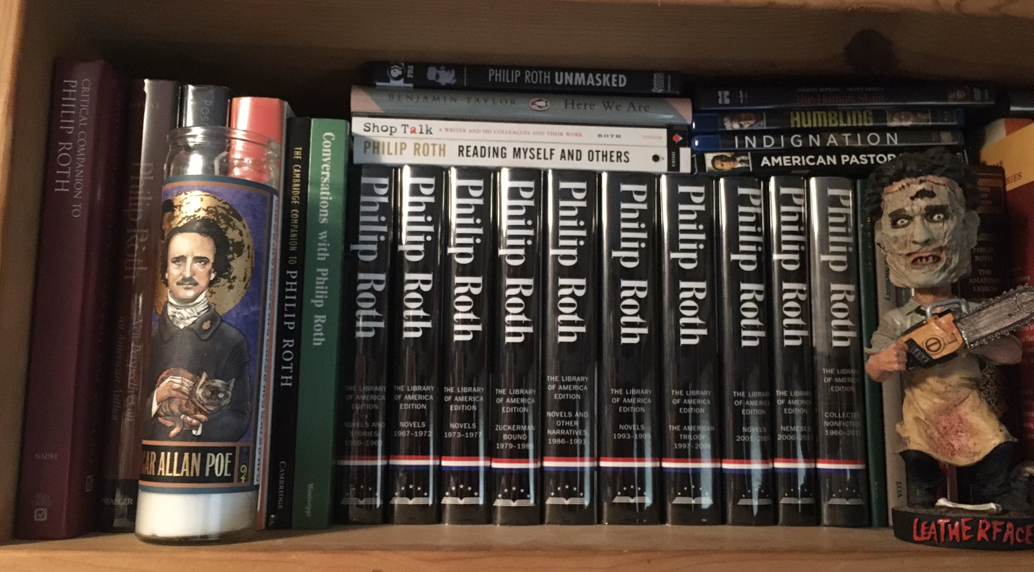 Happy Birthday to Philip Roth! Now what do we have to do to get a Roth candle or bobblehead? 