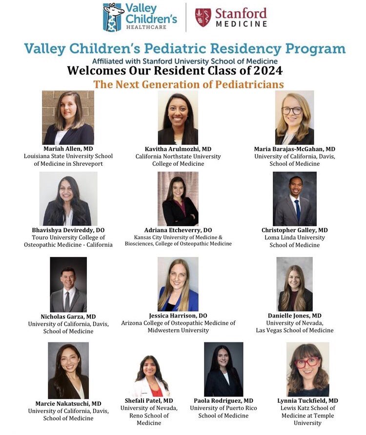 Welcome to the Valley Children’s family! 😁 #PedsMatch21 #Match2021