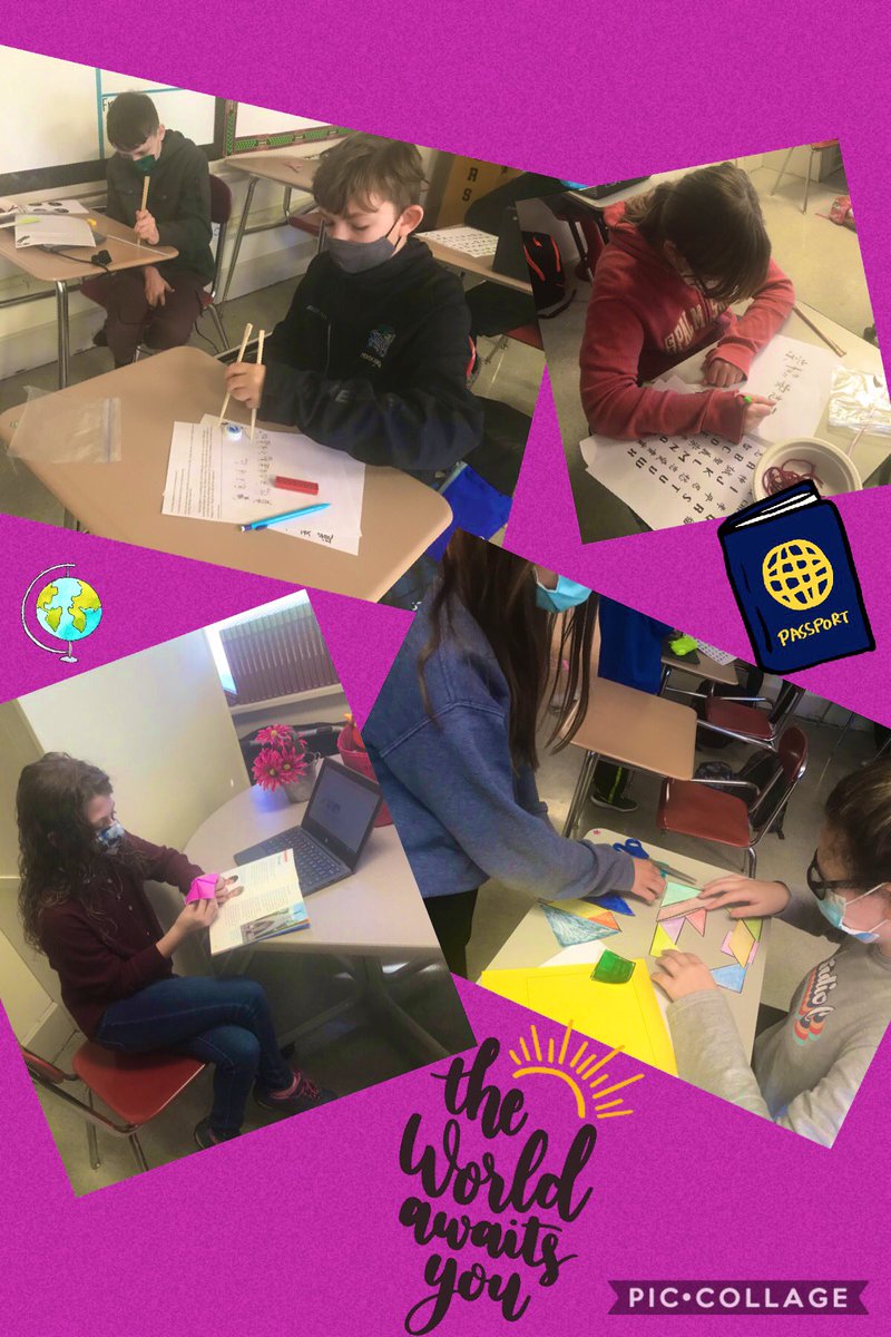 An exciting day exploring Chinese culture. We practiced chopsticks, writing, creating origamis and much more! ❤️#makinghistoryfun