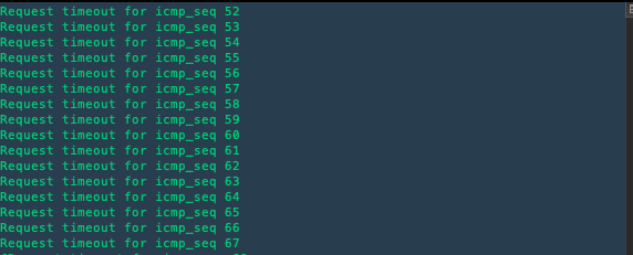 Aquell ping que deixes de fons quan t'has quedat fora del router per si per aquelles coses tornés a aixecar abans d'anar a connectar la consola :)