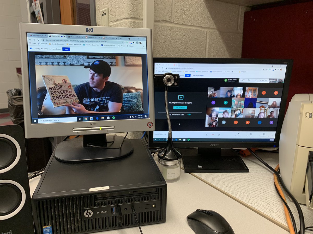 Today’s mystery reader was Andrew Plave- a South Lyon native who now works at NASA! This aerospace engineer helped design, and now drives, the Perseverance rover on Mars. Thank you for taking the time to read to us &amp; reminding us to work hard &amp; dream big!🚀<a href="/SLCSBrummer/">Brummer Elementary</a> <a href="/SLCSSalem/">Salem Elementary</a>