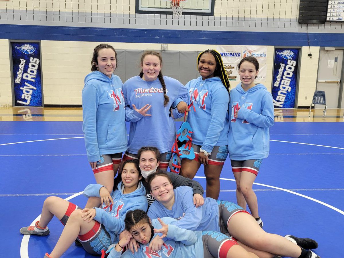 modular460's tweet image. The Lady Plainsmen competed at the Weatherford Lady Kangaroo Duals today. The ladies were 2-1and only lost to # 2 State 5A Ranked Burleson Centennial 24-30. Jaycee Portee, Ja'Zyria Simpson and Isabella Cardona finished undefeated for the meet.
